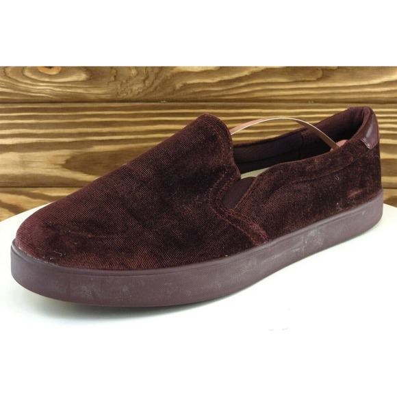 Dr. Scholl's Sz 9.5 M Burgundy Round Toe Flat Fabric‎ Madison - Picture 1 of 8